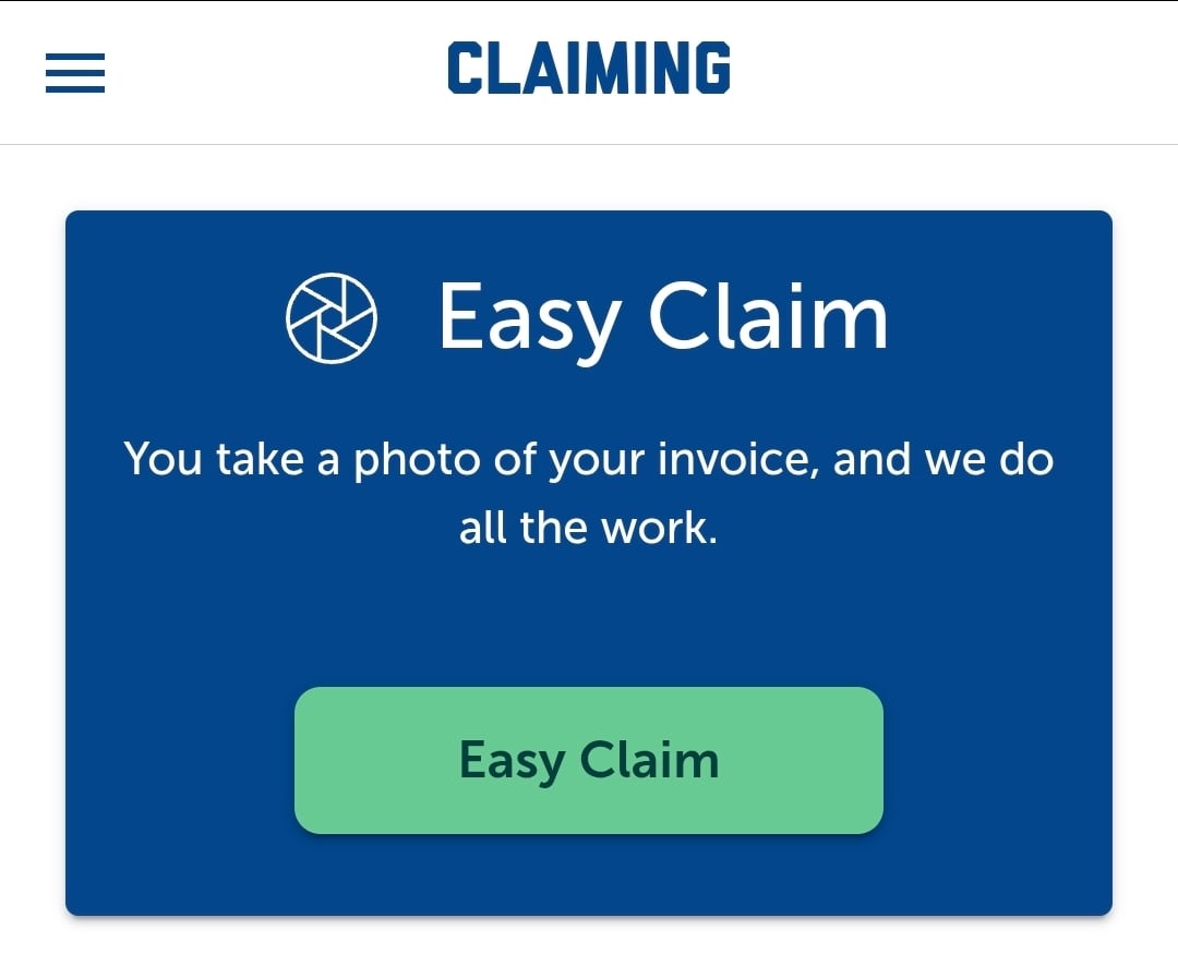 Easy Claim Screenshot - Police Health App