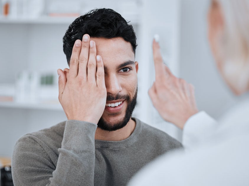 A man with glasses