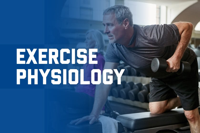 A man lifting weights in a group exercise session