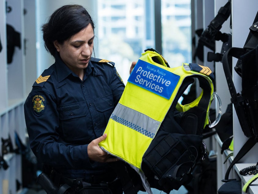 A police officer